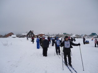 Соревнования лыжников