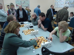 Соревнования шашистов