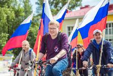 Велопробег, посвященный Дню России