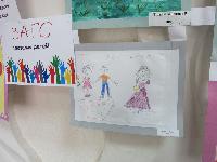 Выставка детских рисунков в фойе Управления ЗАГС