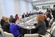 Рабочая встреча Главы Удмуртии Александра Бречалова с главными редакторами СМИ региона