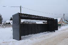 Новые контейнерные площадки в частном секторе Глазова (улица Кировская)