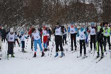 Лыжная гонка среди школьников