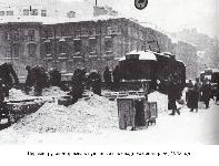 Первый грузовой трамвай, пущенный в блокадном Ленинграде