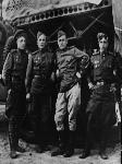 Сотрудник военкомата Ф.К.Медведев с боевыми товарищами август 1945 г. Основание: Ф. Р-212. Оп.1ф. Д. 697